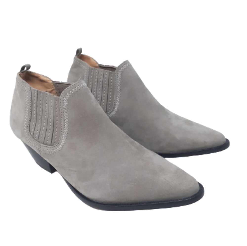 SCHULTZ Jacqueline Bootie Gray Suede NEW